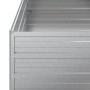 Arriate de acero galvanizado plateado 100x100x77 cm de vidaXL, Maceteros y jardineras - Ref: Foro24-316883, Precio: 59,82 €, ...