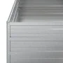Arriate de acero galvanizado plateado 100x100x77 cm de vidaXL, Maceteros y jardineras - Ref: Foro24-316883, Precio: 61,61 €, ...