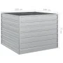 Arriate de acero galvanizado plateado 100x100x77 cm de vidaXL, Maceteros y jardineras - Ref: Foro24-316883, Precio: 61,61 €, ...