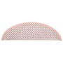 Alfombrilla autoadhesiva escalera sisal 15 uds roja 65x21x4 cm de vidaXL, Alfombrillas para escalones - Ref: Foro24-326876, P...