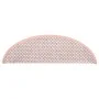 Alfombrilla autoadhesiva escalera sisal 15 uds roja 65x21x4 cm de vidaXL, Alfombrillas para escalones - Ref: Foro24-326876, P...