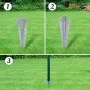 Euro Green Steel Fence 25x0.8 m by vidaXL, fence panels - Ref: Foro24-142387, Price: 218,89 €, Discount: %