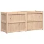 Jardinera de madera maciza de pino 150x50x70 cm de vidaXL, Maceteros y jardineras - Ref: Foro24-837489, Precio: 144,62 €, Des...