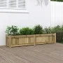 Jardinera de madera de pino impregnada 150x31x31 cm de vidaXL, Maceteros y jardineras - Ref: Foro24-837482, Precio: 79,87 €, ...