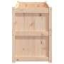 Jardinera de madera maciza de pino 150x50x70 cm de vidaXL, Maceteros y jardineras - Ref: Foro24-837489, Precio: 146,36 €, Des...