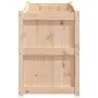 Jardinera de madera maciza de pino 150x50x70 cm de vidaXL, Maceteros y jardineras - Ref: Foro24-837489, Precio: 144,62 €, Des...