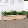 Jardinera de madera maciza de pino 180x31x31 cm de vidaXL, Maceteros y jardineras - Ref: Foro24-837494, Precio: 79,11 €, Desc...
