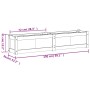 Jardinera de madera de pino impregnada 150x31x31 cm de vidaXL, Maceteros y jardineras - Ref: Foro24-837482, Precio: 83,18 €, ...