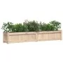 Jardinera de madera maciza de pino 180x31x31 cm de vidaXL, Maceteros y jardineras - Ref: Foro24-837494, Precio: 79,11 €, Desc...