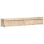 Jardinera de madera maciza de pino 180x31x31 cm de vidaXL, Maceteros y jardineras - Ref: Foro24-837494, Precio: 79,11 €, Desc...