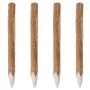 4 pointed fence posts hazelnut wood 90 cm by vidaXL, fence posts - Ref: Foro24-43144, Price: 61,56 €, Discount: %