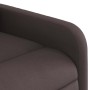 Sillón reclinable de masaje eléctrico tela marrón oscuro en Sillones | Comprar online en Foru.es