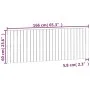 Wandbett-Kopfteil aus massivem Kiefernholz, 166 x 3 x 60 cm von vidaXL, Kopf- und Fußteile - Ref: Foro24-824858, Preis: 72,61...
