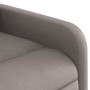Sillón reclinable de masaje eléctrico tela gris taupe en Sillones | Comprar online en Foru.es