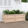 Jardinera de madera maciza de pino 150x50x50 cm de vidaXL, Maceteros y jardineras - Ref: Foro24-837484, Precio: 102,26 €, Des...