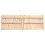 Jardinera de madera maciza de pino 150x50x50 cm de vidaXL, Maceteros y jardineras - Ref: Foro24-837484, Precio: 102,26 €, Des...