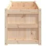 Jardinera de madera maciza de pino 150x50x50 cm de vidaXL, Maceteros y jardineras - Ref: Foro24-837484, Precio: 102,26 €, Des...