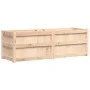 Jardinera de madera maciza de pino 150x50x50 cm de vidaXL, Maceteros y jardineras - Ref: Foro24-837484, Precio: 102,26 €, Des...