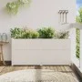 Jardinera de madera maciza de pino blanca 150x50x70 cm de vidaXL, Maceteros y jardineras - Ref: Foro24-837490, Precio: 193,49...