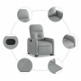 Sillón reclinable elevable de tela gris claro en Sillones | Comprar online en Foru.es