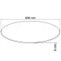Tablero de mesa cristal templado redondo 600 mm de vidaXL, Tableros para mesas - Ref: Foro24-244615, Precio: 33,48 €, Descuen...