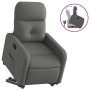 Sillón reclinable elevable de tela gris oscuro en Sillones | Comprar online en Foru.es