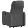 Sillón reclinable elevable de tela gris oscuro en Sillones | Comprar online en Foru.es