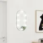 Mirror with LED lights oval glass 60x30 cm by vidaXL, Mirrors - Ref: Foro24-3102974, Price: 31,53 €, Discount: %