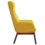 Sillón de relax de tela amarillo mostaza de vidaXL, Sillones - Ref: Foro24-341275, Precio: 121,70 €, Descuento: %