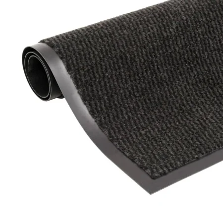 Alfombra de entrada rectangular de nudo 90x150 cm negra de vidaXL, Felpudos - Ref: Foro24-132715, Precio: 36,14 €, Descuento: %