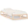 Small solid wood single bed frame 75x190 cm by vidaXL, Beds and slatted bases - Ref: Foro24-820821, Price: 64,76 €, Discount: %