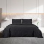 Juego de funda nórdica microfibra ligera negro 220x240 cm de vidaXL, Fundas de nórdico - Ref: Foro24-135971, Precio: 22,34 €,...