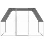 Jaula gallinero de exterior de acero galvanizado 3x2x2 m de vidaXL, Jaulas y habitáculos para animales pequeños - Ref: Foro24...