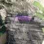 Fuente cascada con LED RGB acero inoxidable 60 cm de vidaXL, Fuentes y cascadas - Ref: Foro24-151410, Precio: 152,41 €, Descu...