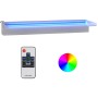Fuente cascada con LED RGB acero inoxidable 60 cm de vidaXL, Fuentes y cascadas - Ref: Foro24-151410, Precio: 126,48 €, Descu...