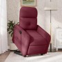 Sillón reclinable elevable tela rojo tinto en Sillones | Comprar online en Foru.es