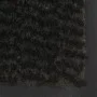 Alfombra de entrada rectangular de nudo 90x150 cm negra de vidaXL, Felpudos - Ref: Foro24-132715, Precio: 36,14 €, Descuento: %