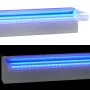 Fuente cascada con LED RGB acero inoxidable 60 cm de vidaXL, Fuentes y cascadas - Ref: Foro24-151410, Precio: 152,41 €, Descu...