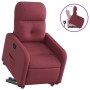 Sillón reclinable elevable tela rojo tinto en Sillones | Comprar online en Foru.es