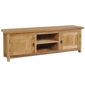 Mueble de TV de madera de teca maciza 120x30x40 cm de vidaXL, Muebles TV - Ref: Foro24-244485, Precio: 261,97 €, Descuento: %