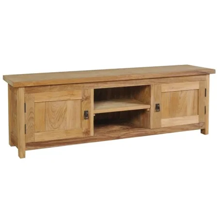 Mueble de TV de madera de teca maciza 120x30x40 cm de vidaXL, Muebles TV - Ref: Foro24-244485, Precio: 261,97 €, Descuento: %