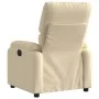 Cream Fabric Recliner by vidaXL, Armchairs - Ref: Foro24-373419, Price: 196,60 €, Discount: %