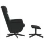 Massage recliner with footrest black synthetic leather by vidaXL, Armchairs - Ref: Foro24-356715, Price: 127,51 €, Discount: %