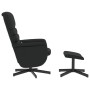 Sillón reclinable masaje con reposapiés cuero sintético negro de vidaXL, Sillones - Ref: Foro24-356715, Precio: 129,32 €, Des...