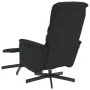 Sillón reclinable masaje con reposapiés cuero sintético negro de vidaXL, Sillones - Ref: Foro24-356715, Precio: 127,51 €, Des...