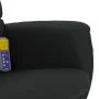 Sillón reclinable masaje con reposapiés cuero sintético negro de vidaXL, Sillones - Ref: Foro24-356715, Precio: 127,51 €, Des...