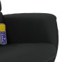 Sillón reclinable masaje con reposapiés cuero sintético negro de vidaXL, Sillones - Ref: Foro24-356715, Precio: 129,32 €, Des...