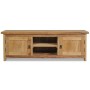 Mueble de TV de madera de teca maciza 120x30x40 cm de vidaXL, Muebles TV - Ref: Foro24-244485, Precio: 255,76 €, Descuento: %