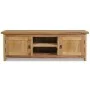 Mueble de TV de madera de teca maciza 120x30x40 cm de vidaXL, Muebles TV - Ref: Foro24-244485, Precio: 261,97 €, Descuento: %
