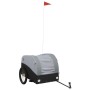 Remolque para bicicleta hierro negro y gris 45 kg de vidaXL, Remolques para bicicletas - Ref: Foro24-94126, Precio: 86,79 €, ...